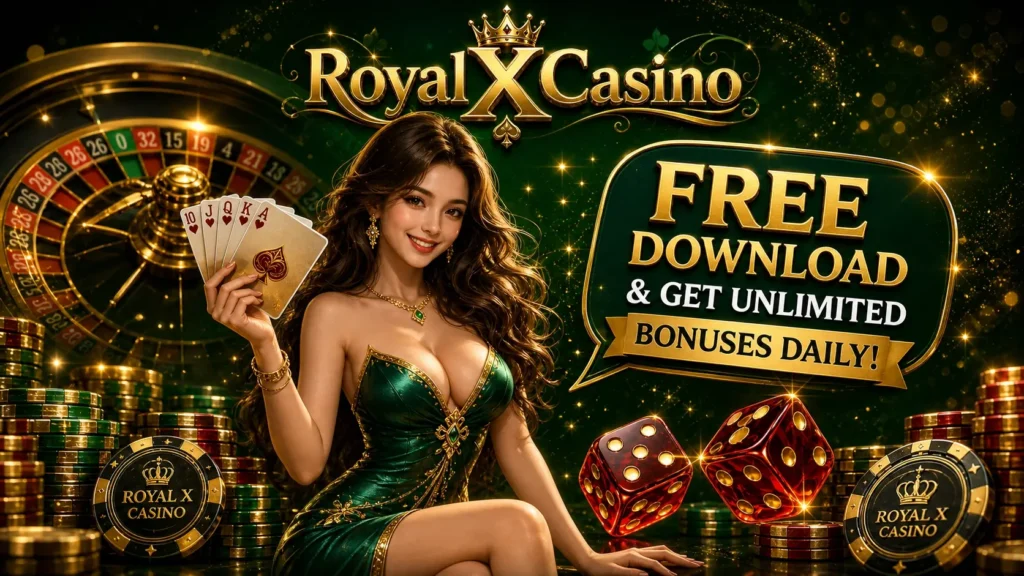 RoyalXCasino Game Free Download andGet Daily Bonuses